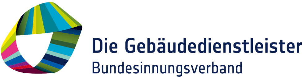 Logo des Bundesinnungsverbands der Gebäudedienstleister, als Nachweis für die Mitgliedschaft von Nah Services und die Einhaltung hoher Qualitätsstandards.